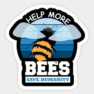 Save The Bees Sticker